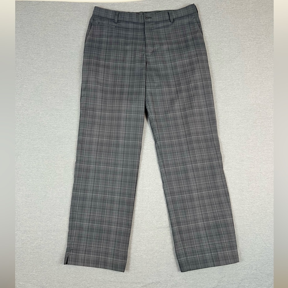 Nike Black Plaid Golf Trousers
